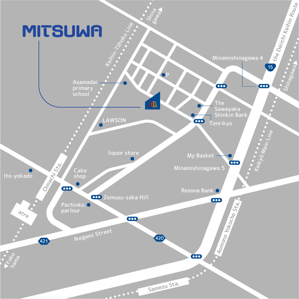 Head Office / Main Factory map