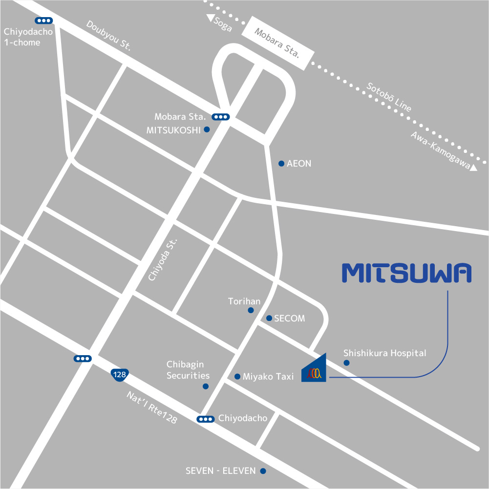 Mobara Factory map